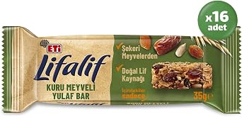 Eti Lifalif Kuru Meyveli Yulaf Bar 35 g x 16 Adet