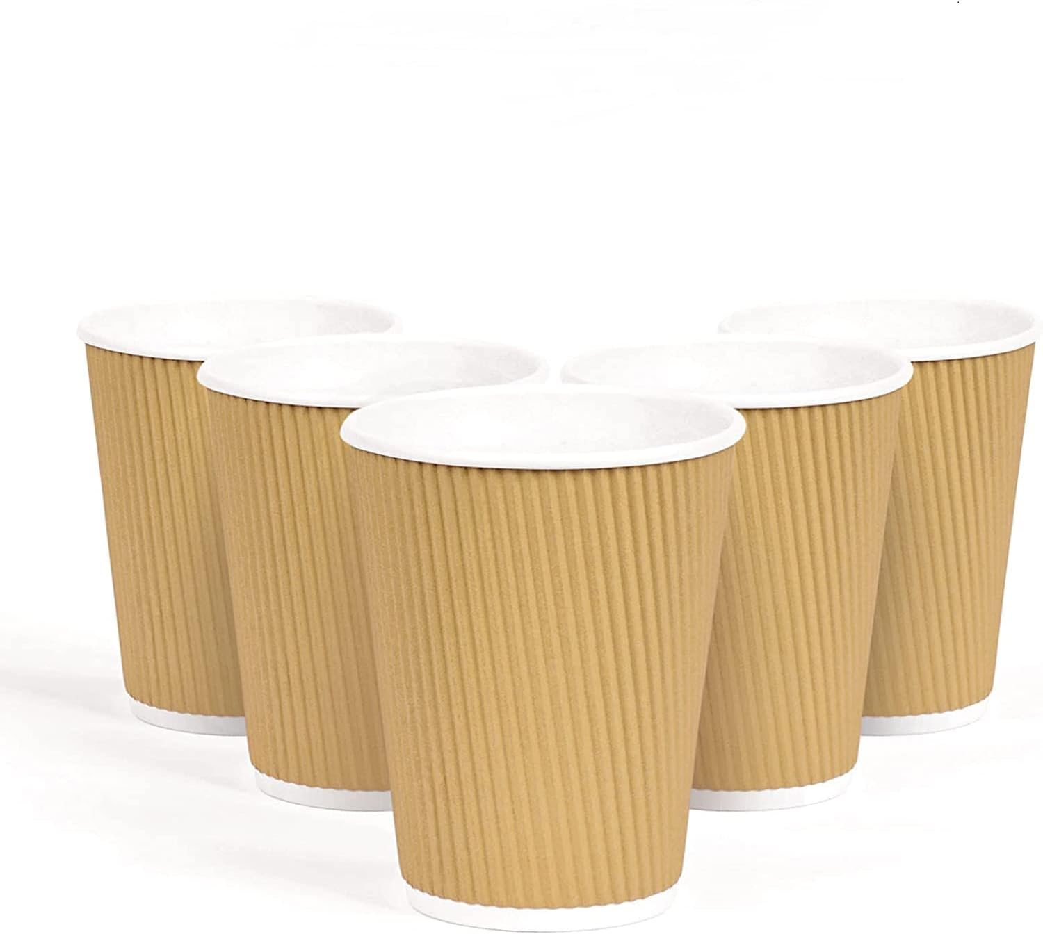 NASTEEPaper Cup - 50 Pieces, Brown, 300 ml