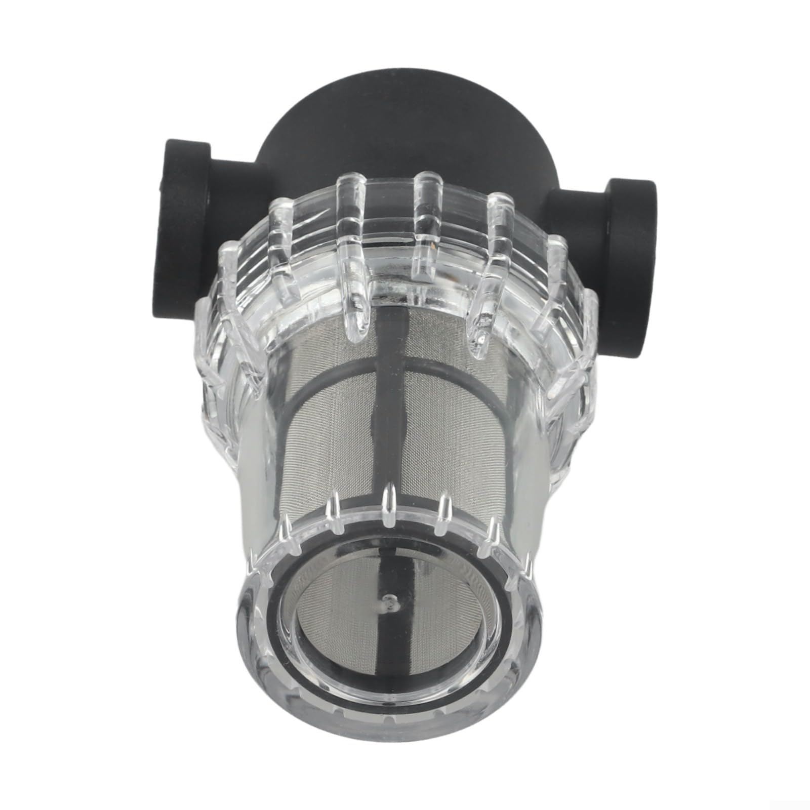 Transparent Inline Water Filter Strainer for Garden Irrigation Pumps, 40 or 80 Mesh Accuracy, 1/2 3/4 1 Inch Female Thread Connection, PC Material for Farm and Fish Tank Use(1/2inch 80 Mesh) — image 1