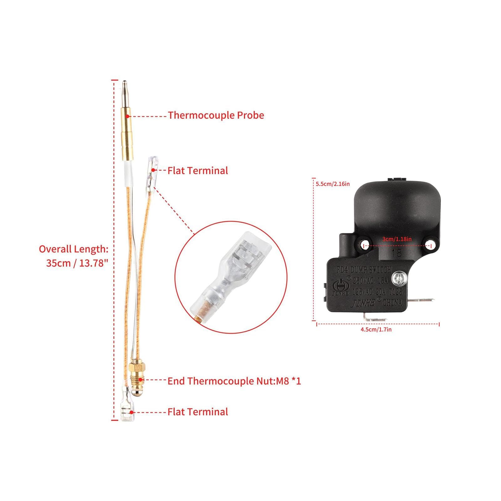 Heater Replacement Bolts Patio Heater Repair Kit - Complete Metal Replacement  Parts With Bolts, Nut \u0026 Wrench For Outdoor Heater Maintenance Propane  Heater Parts, image size:1600x1600