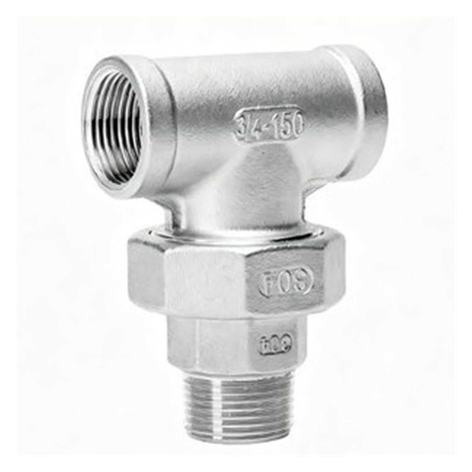 Edelstahl T-Stück Union Kit