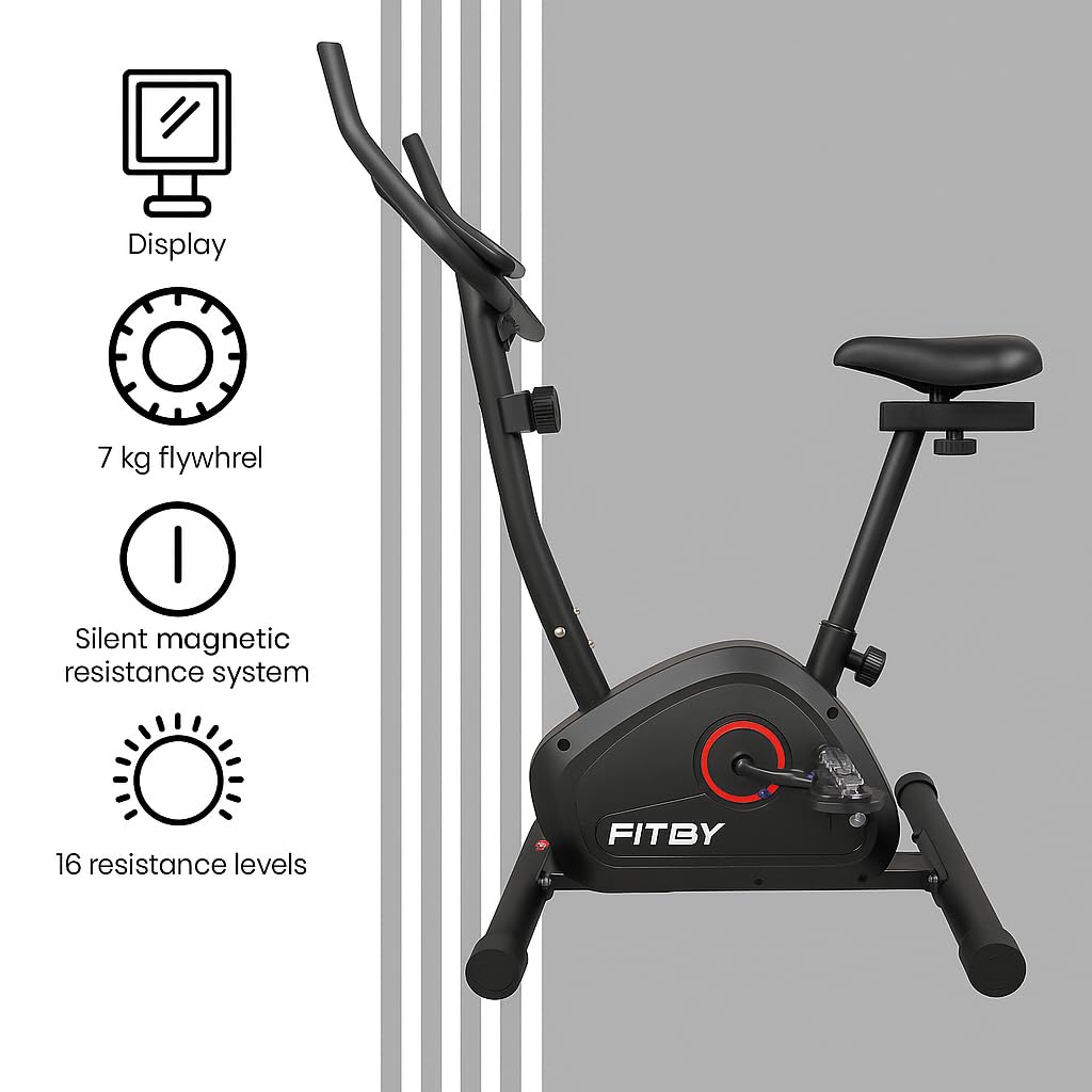 Vélo D'Appartement Pour La Maison - Vélo D'Appartement Magnétique Avec 8 Niveaux De Résistance Et Moniteur De Fréquence Cardiaque | Appareil De Fitness D'Intérieur Avec Selle Réglable