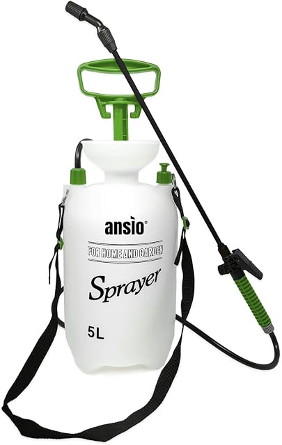 Garden Sprayer 5 litre Pressure Sprayer Pump Action, Weed Killer,Water Pump Sprayer, Ideal with Pesticides, Insecticides, Fungicides.