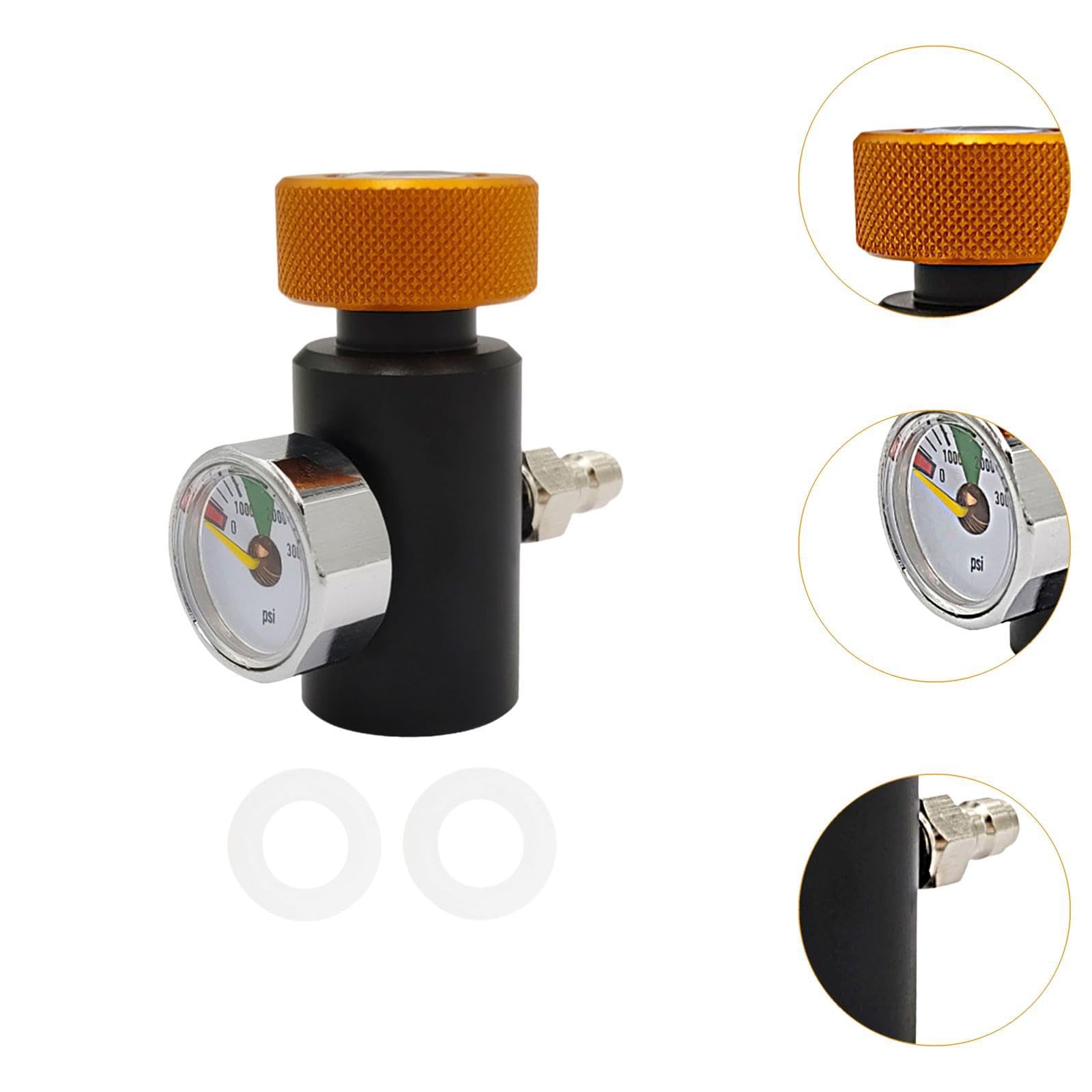 perfk Adattatore di ricarica per bombola di acqua gassata, adattatore di ricarica per connettore acqua di, serbatoio per bombola di CO2 stabile per