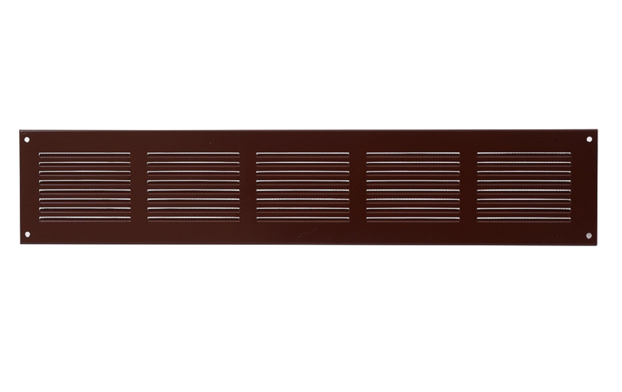 Brown Metal Air Vent Grille 500mm X 100mm With Fly Screen from B&Q