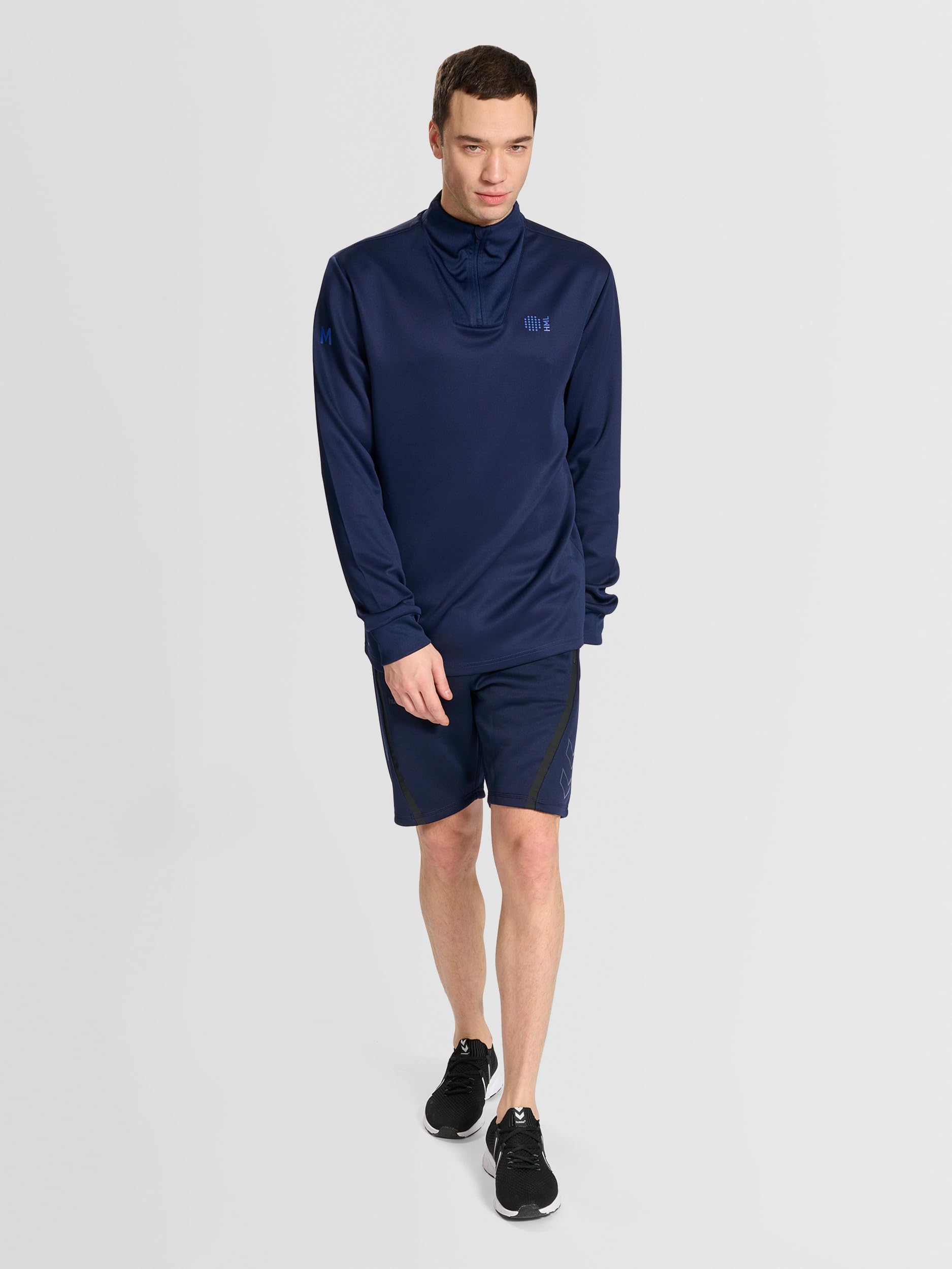 hummel Hmlcourt Media Cremallera L/S Suéter pulóver Hombre