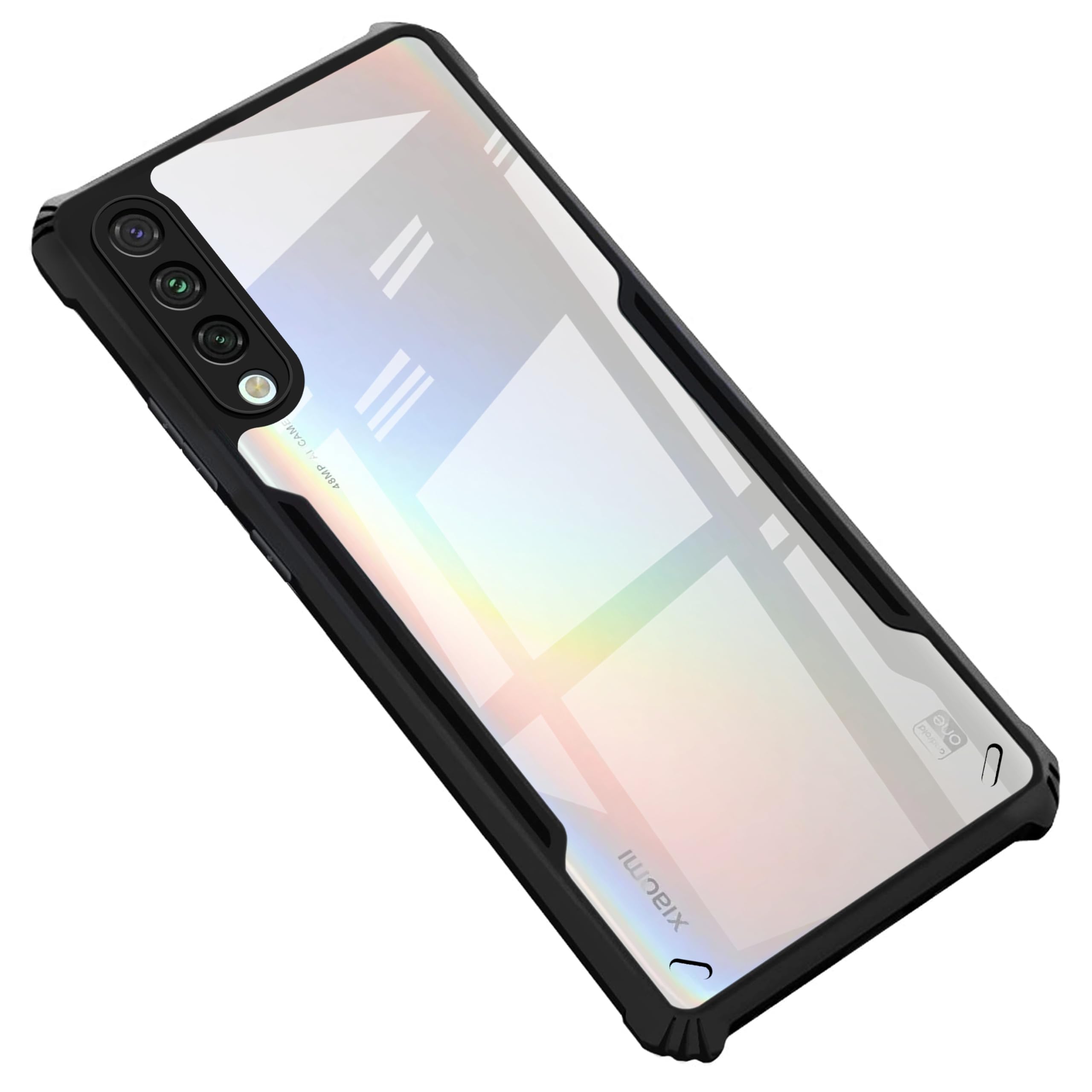 Zapcase Back Case Cover for Mi A3 | Compatible for Mi A3 Back Case Cover | 360 Degree Hybrid Protection Back Cover Case | Clear Case for Mi A3 with Camera Protection | (TPU + PC | Matte Black) (B0BJFCNVWH) Amazon Price History, Amazon Price Tracker