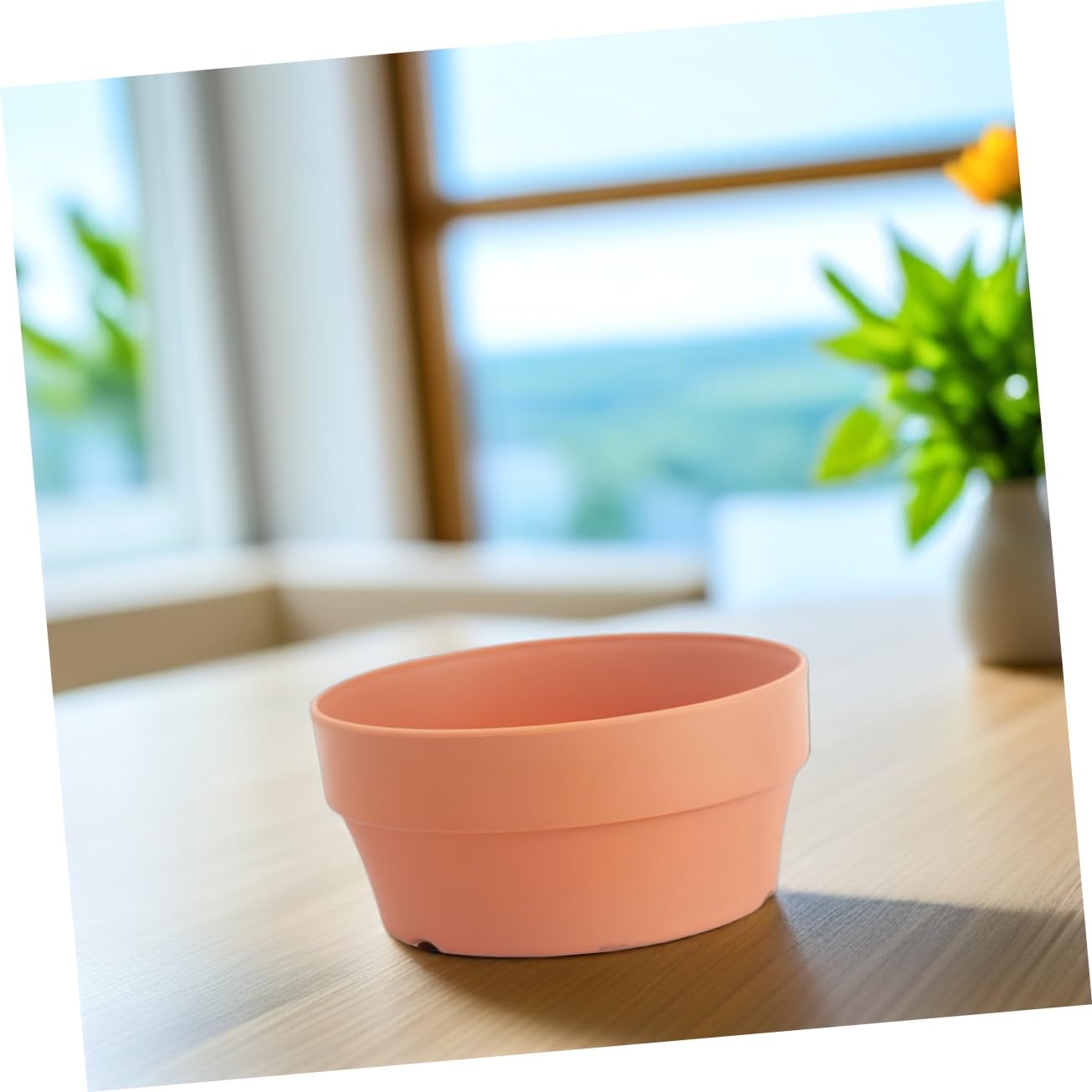 Happyyami 8stücke Imitation Blumentöpfe Im Japanischen Stil Runde Pflanzgefäße Für Sukkulenten Khaki Für Büro Zuhause Und Balkon Deko