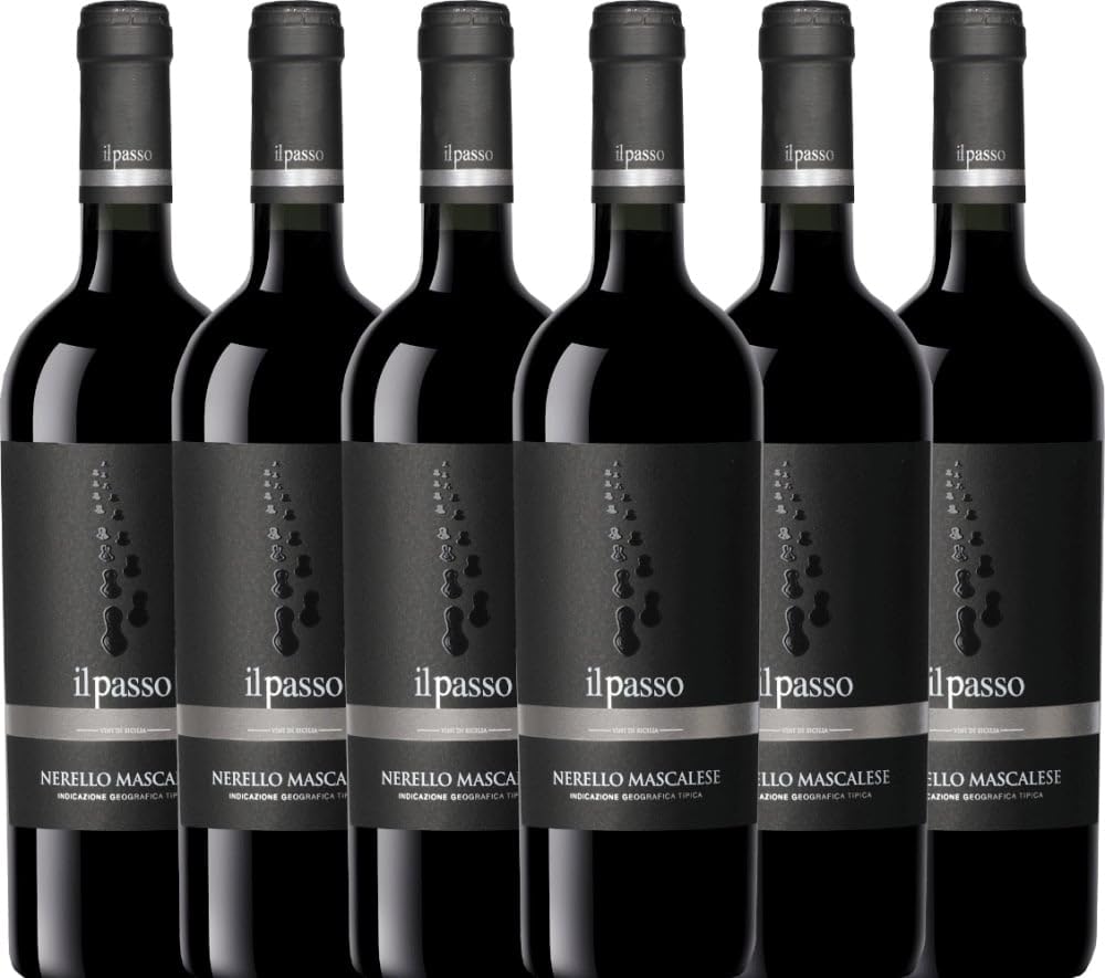 Il Passo Nerello Mascalese von Vigneti Zabu - Rotwein 6 x 0,75l VINELLO - 6er - Weinpaket inkl. kostenlosem VINELLO.weinausgießer