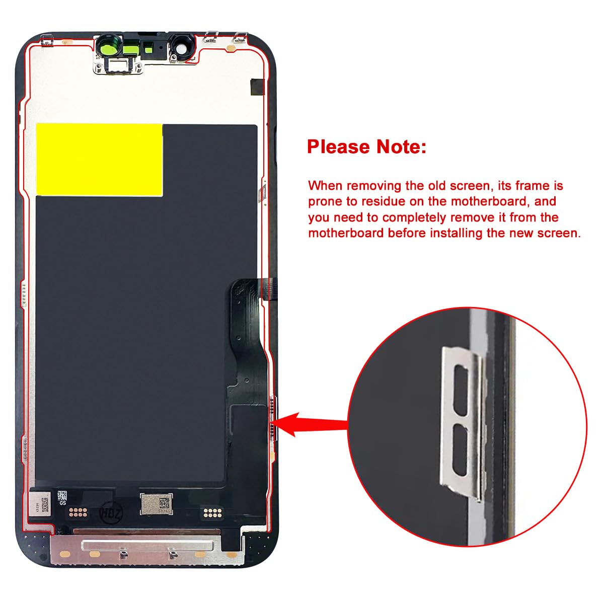 Amazon.co.jp: iPhone 13 Pro 画面交換 6.1インチ、フルHD LCD