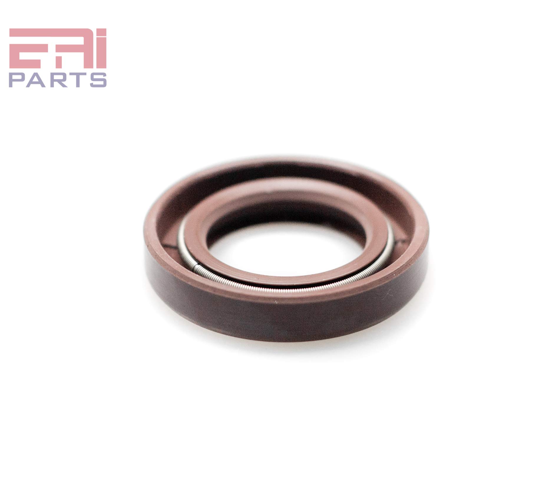 EAI FPM/FKM Double Lip Oil Seal - 35mm X 45mm X 7mm, Stainless Steel Spring, Viton Compatible