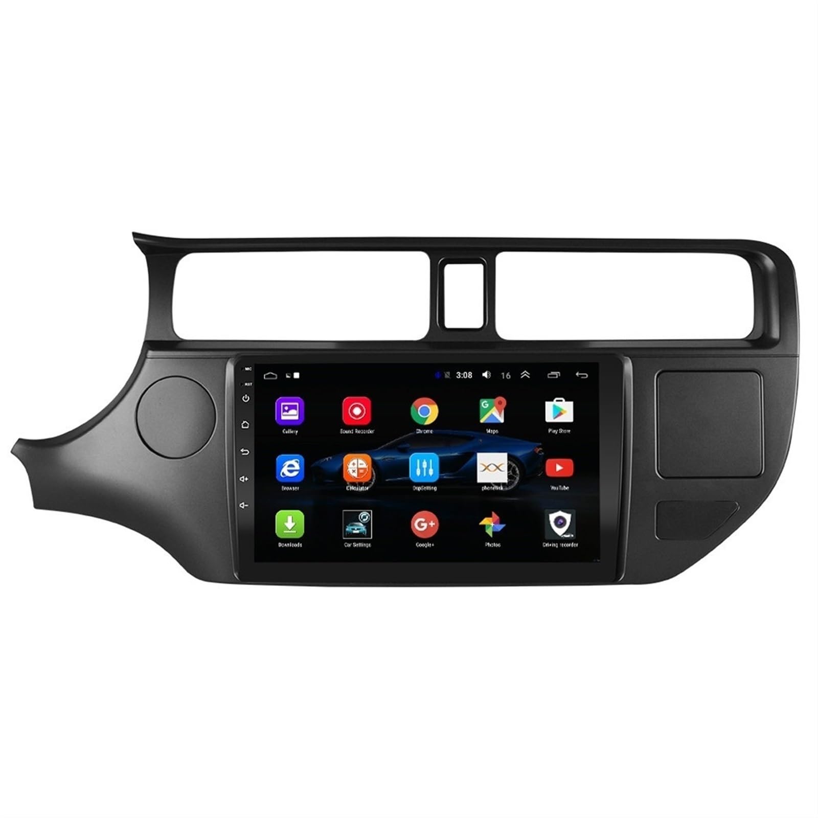 Android 10.0, for Kia, K3 Rio 2011 2012 2013 2014 Car Radio Multimedia Video Player Navigation GPS 2 Din 2G + 32G NO Dvd 2DIN Car Multimedia Player Unit(G10 2G 32G)
