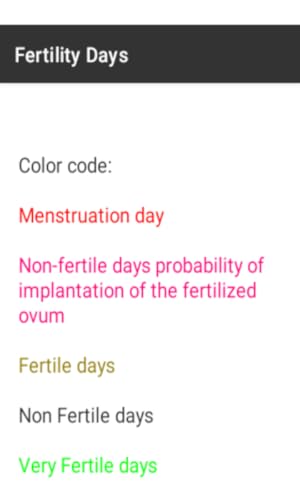Fertility Days