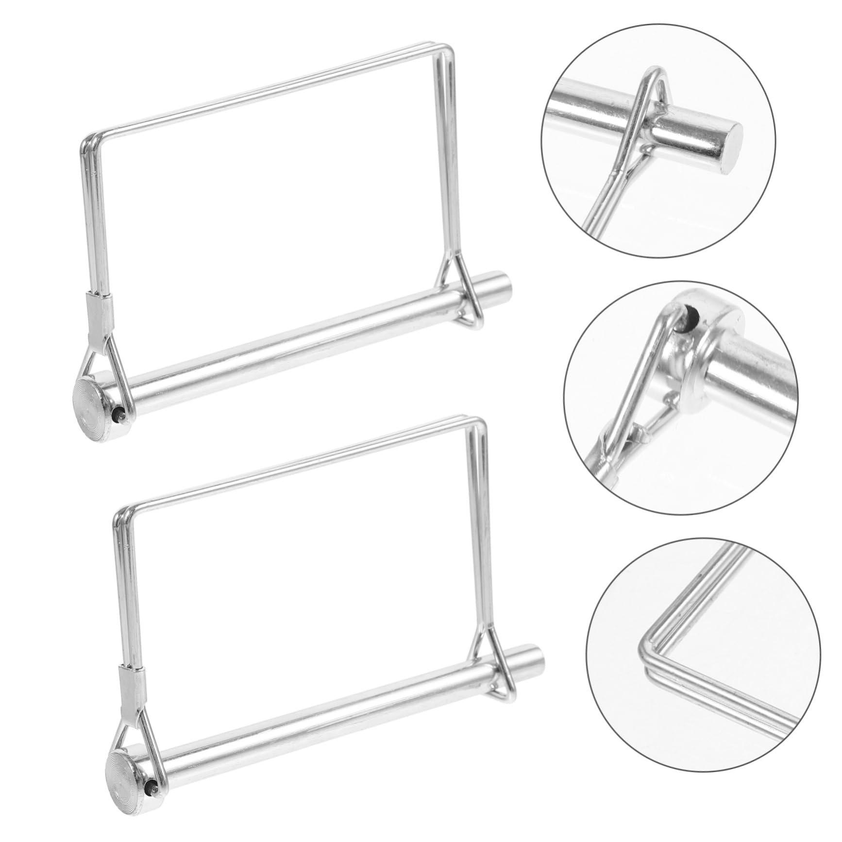 NUOBESTY 10piezas Pasador De Enganche De Remolque De Alta Resistencia Clip De Pasador De Enganche De Bloqueo De Seguridad para Acoplador para Remolque Pines De Bloqueo