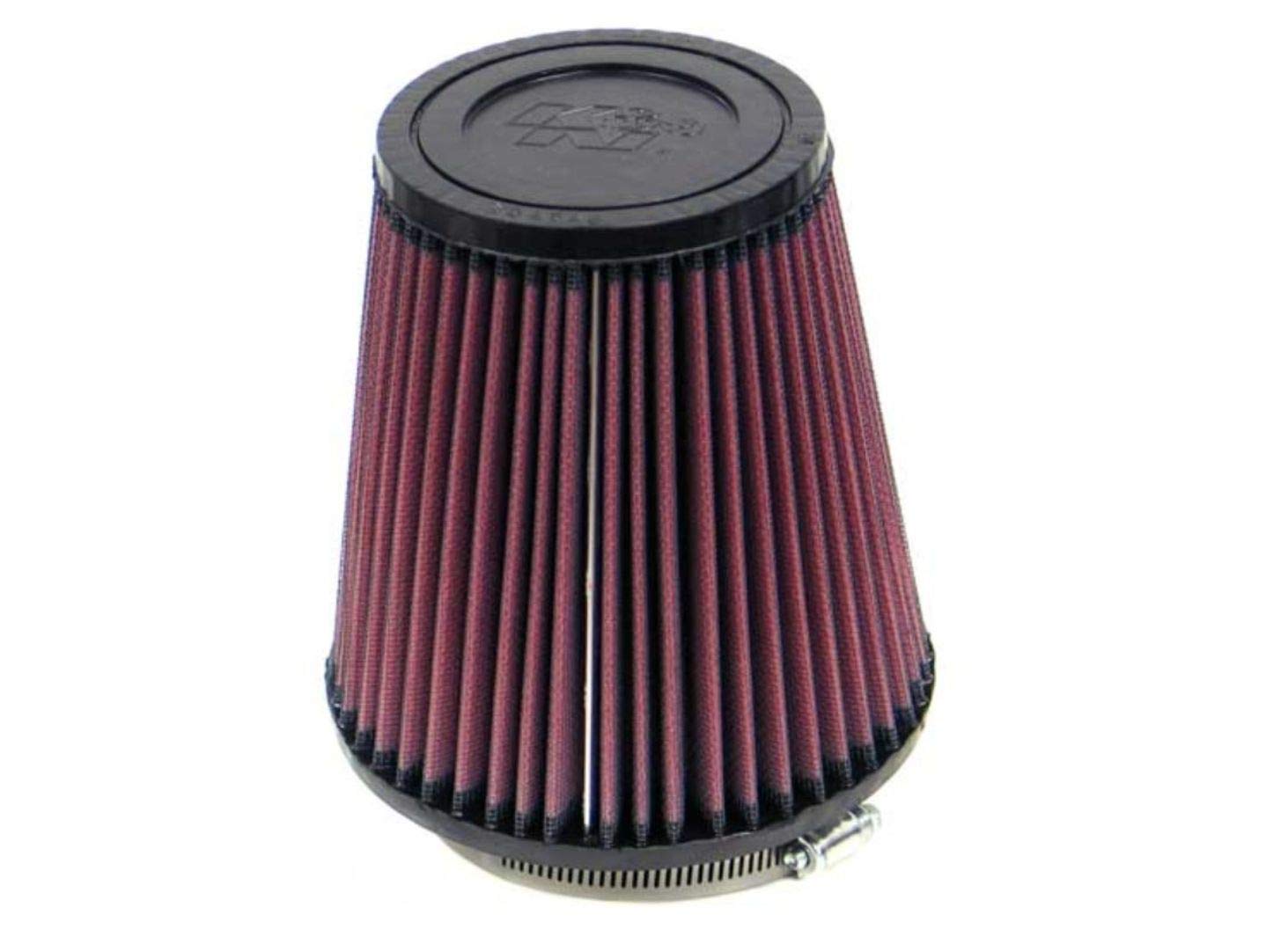 K&N High-Flow Original Lifetime Universal Clamp-On Air Filter: High Performance, Premium, Washable: Flange Diameter: 3.5 In, Filter Height: 6 In,