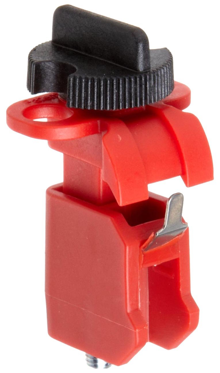Brady 90853 Miniature Circuit Breaker Lockout, Tie Bar Lockout, Red - View #4