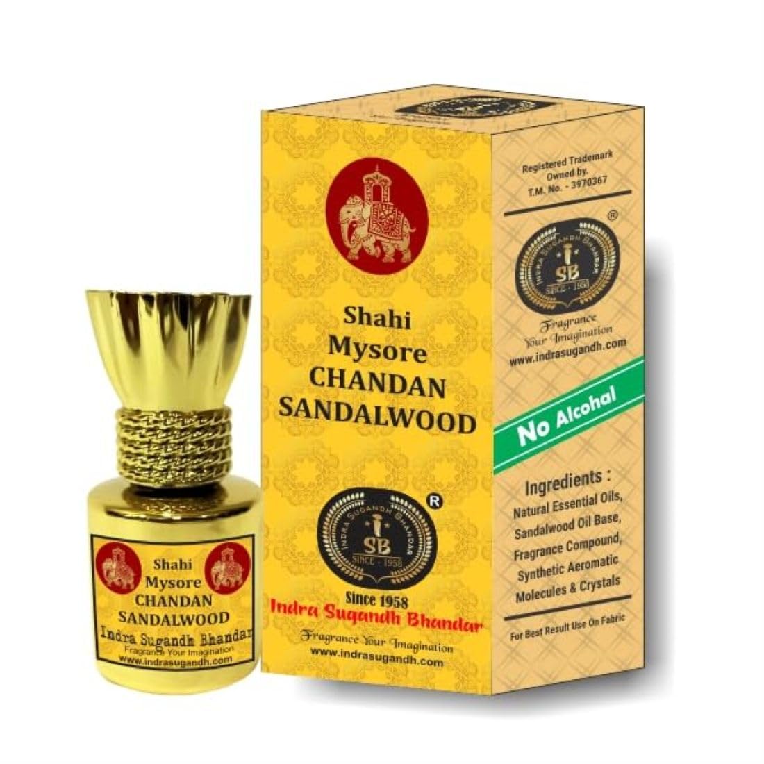INDRA SUGANDH BHANDAR World Best SANDAL Attar Shahi Mysore Chandan Attar For Men 10ml Roll On 48 Hours Long Lasting Original Chandan Itra/itar/ittar Fancy Pack-image-37