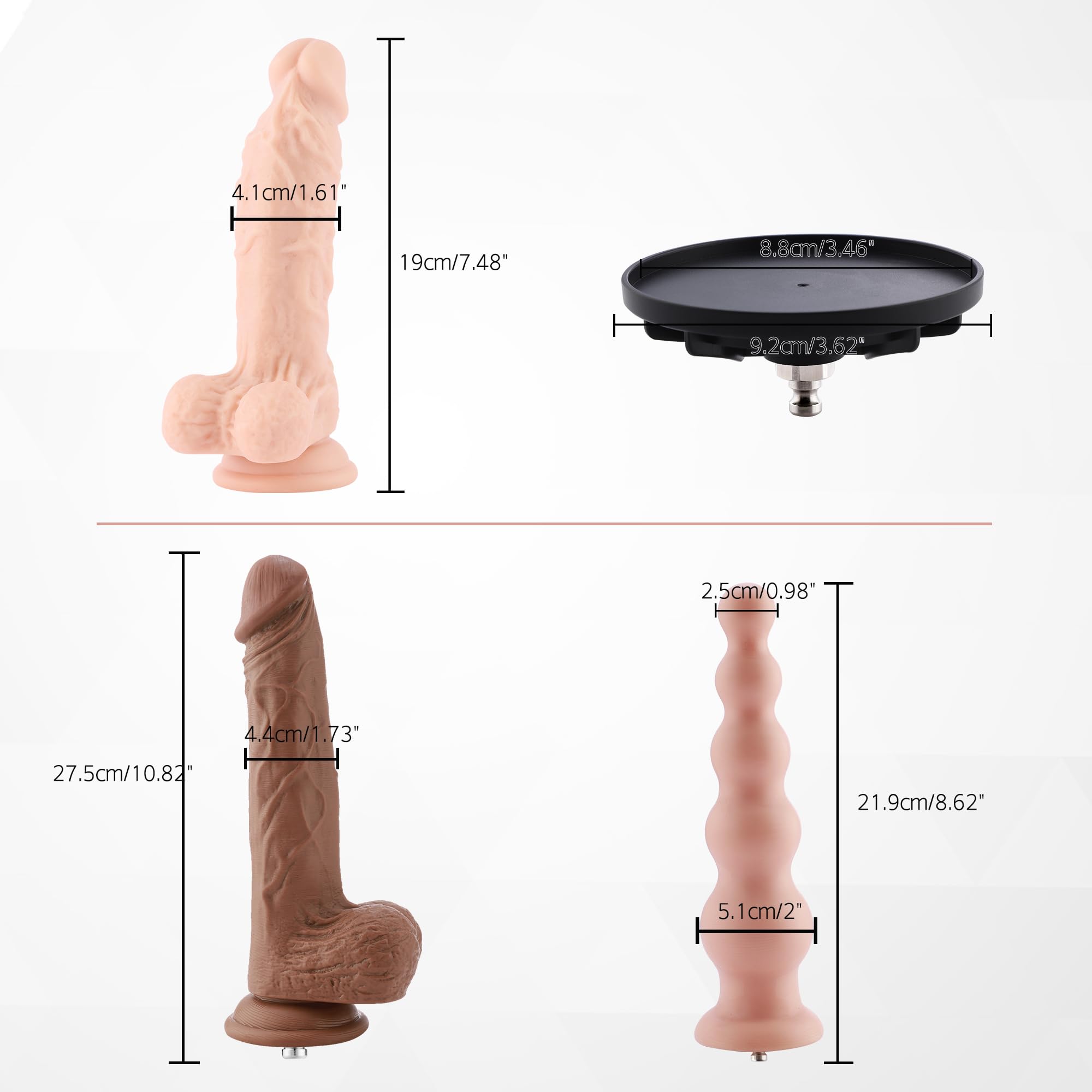 Máquina Sexual Premium para Adultos Auxfun Máquina de Amor Ajustable con Consoladores Realistas Masturbación con Control Remoto Juguetes Sexuales de Empuje para Hombres y Mujeres