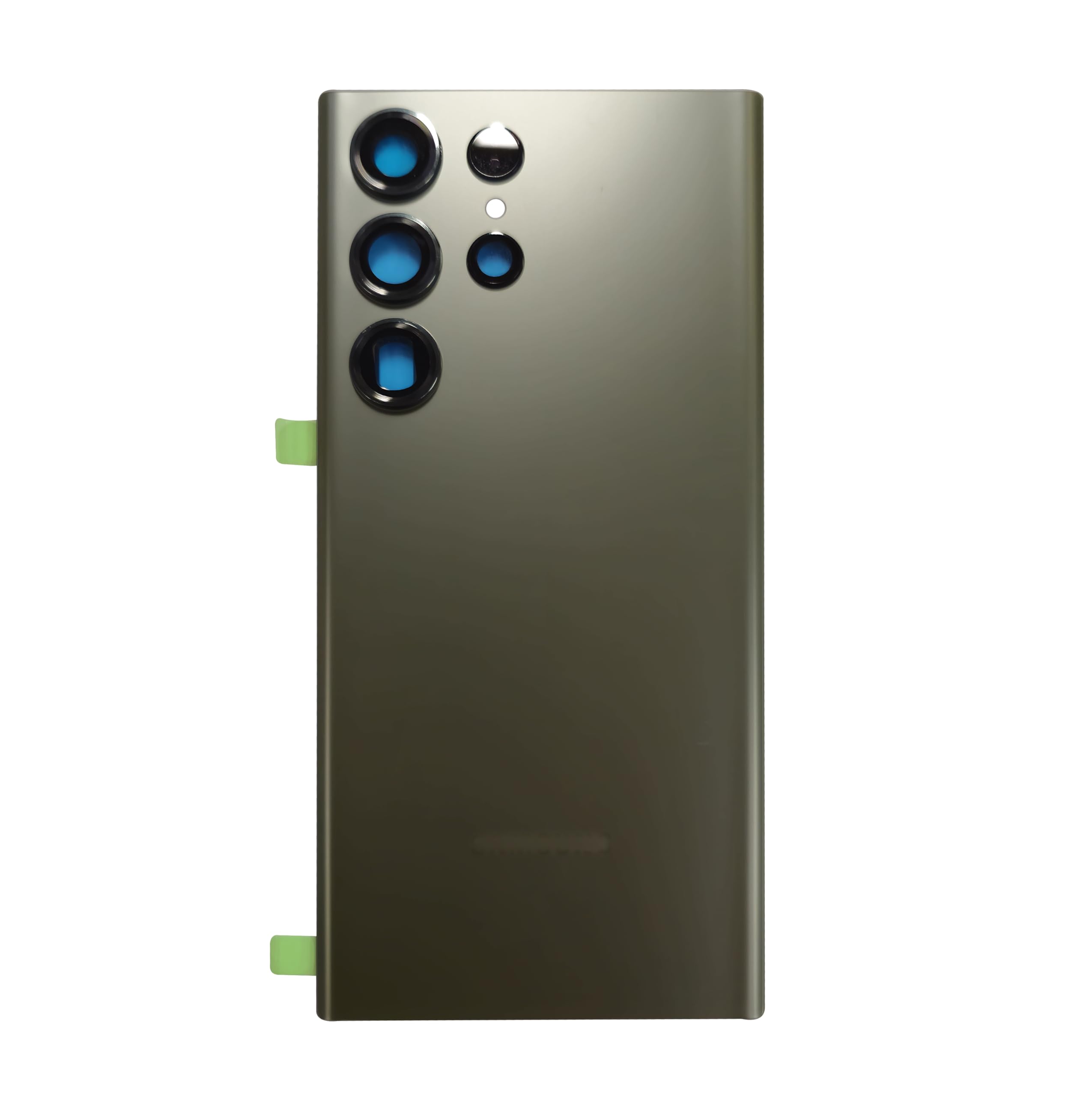 Replacement Repair Battery Back Glass Cover Back Housing Door Rear Panel for Samsung Galaxy S23 Plus S23+ SM-S916, with Tape and Tools (with Camera Lens) (White)