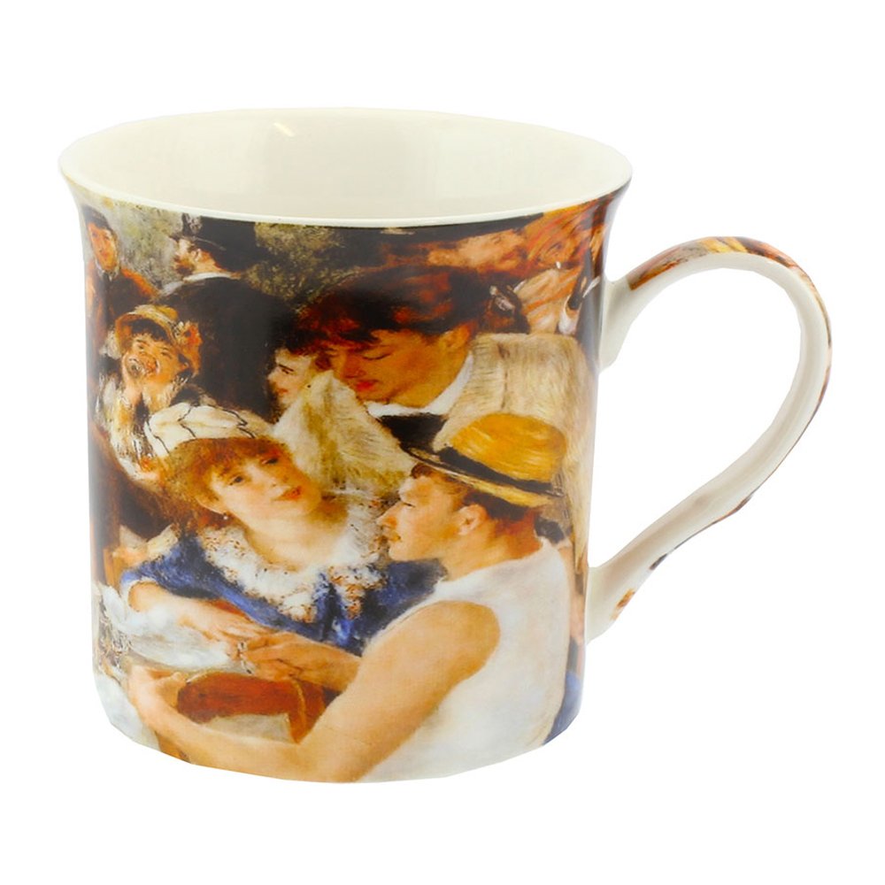 Leonardo Collection Renoir Boating Party Mug, Bone China, Multi-Colour, 12 x 8 x 9 cm