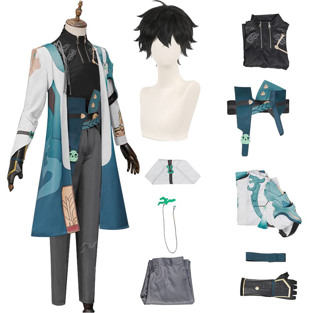 ETEBAS Star Rail Cosplay Costumes For All Characters Jingyuan Kafuka Cosplay Costume With Wig