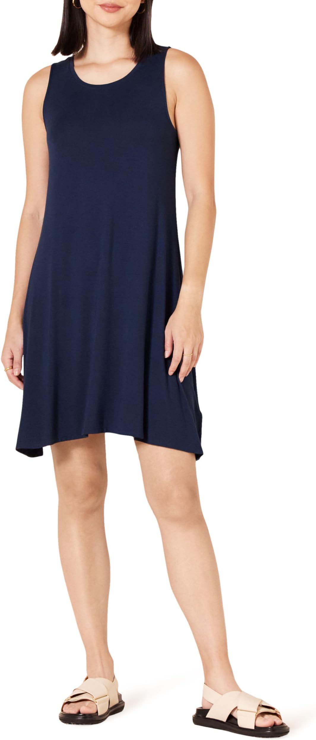 Amazon Essentials Women's Tank Swing Dress (Available in Plus Size)