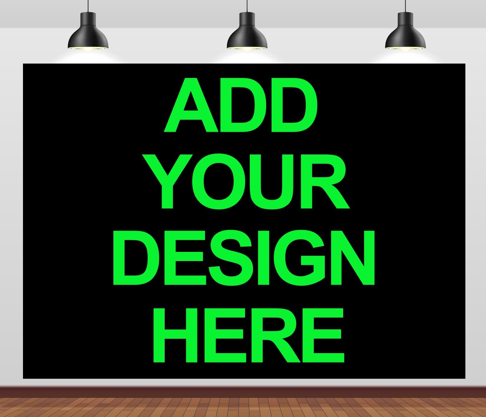 CORFOTO Fabric 15x8ft Custom Backdrop Personalized Customized Backdrop with Picture Customize Backdrops for Text Logo Picture Custom Photo Booth