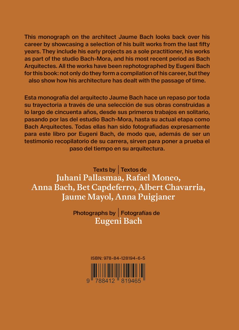 Jaume Bach: arquitecto (MONOGRAFIA)