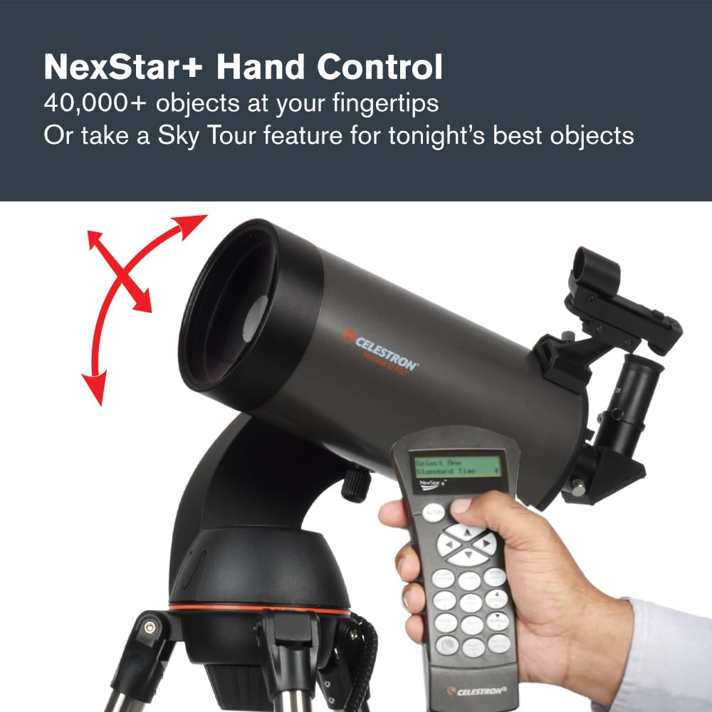 Celestron 22097 NexStar 127SLT-Mak Portable Computerised Maksutov-Cassegrain Telescope, Grey