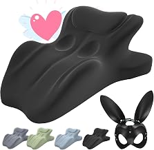 Moodie Intimacy Pillow, Arcova Sweet Spot Pillow, Couple Pillows for Intimacy, Memory Foam Couple Support Bed Butt Cushion, 27° Lift Perfect Position for All Postures (Black)
