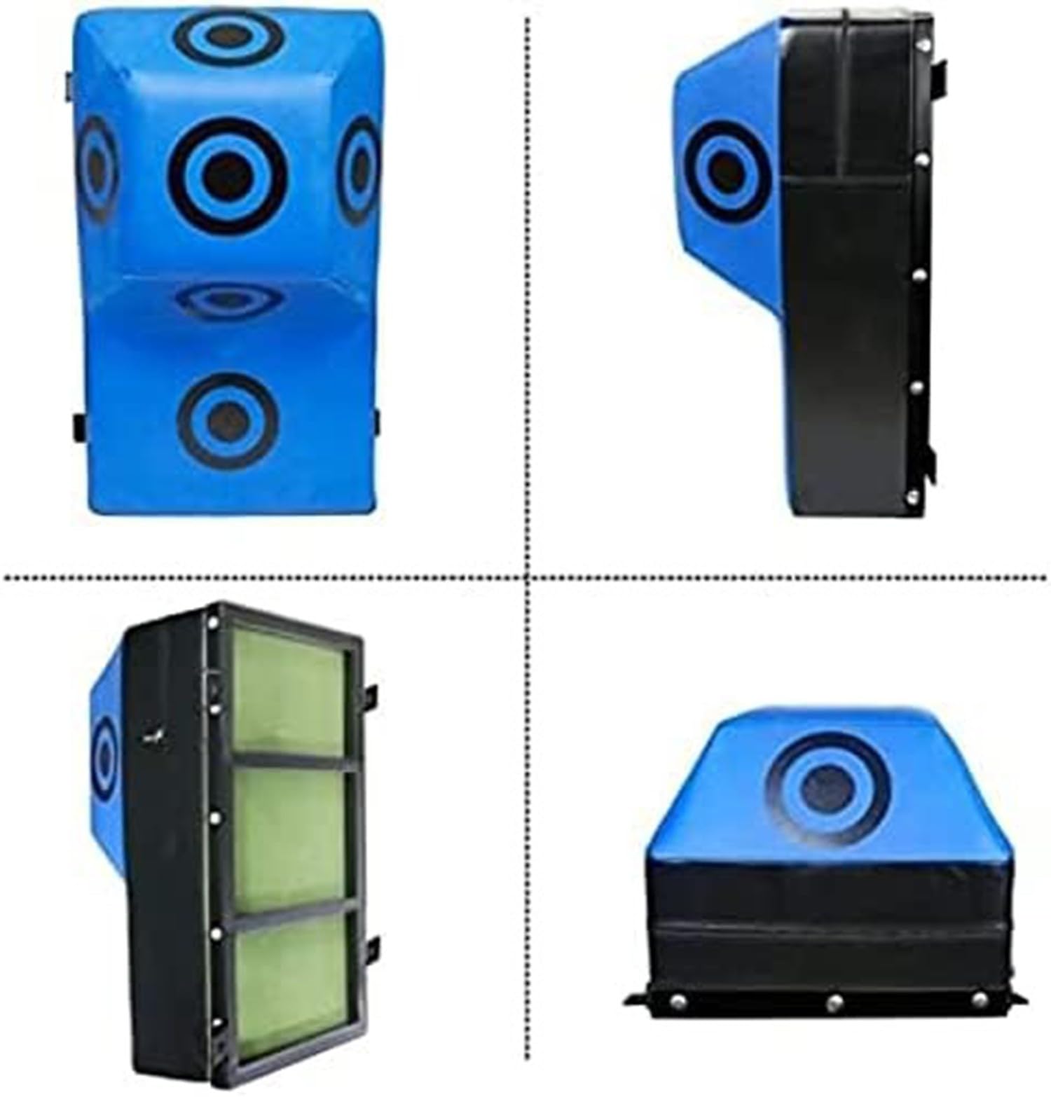 Punch Wall F0cus Target Pad,Allenamento Di Boxe Obiettivo Del Muro, Wall Mount Sacco Pesante Da Boxe Con Montante Con Punti Di Marcatura, Bersaglio Da Allenamento Per Pugni Sportivo B,60x35x30cm