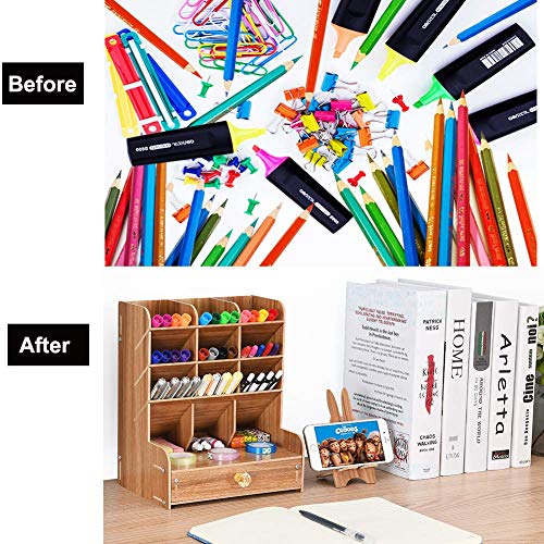 Organisateur-de-Bureau-en-Bois-Boite-Multifonctionnelle-de-Support-de-Stylo-de-Papeterie-de-Bureau-pour-le-Support-de-Stockage-de-Fournitures-Scolaires-de-Bureau-a-Domicile-Avec-Tiroir-Cerise
