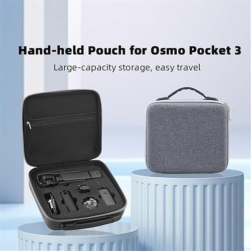 Miniatura 2 de Estuche rígido de transporte para DJI Osmo Pocket 3 Creator Combo, estuche de almacenamiento portátil Bolsa de transporte Bolsillo 3 Gimbal cámara
