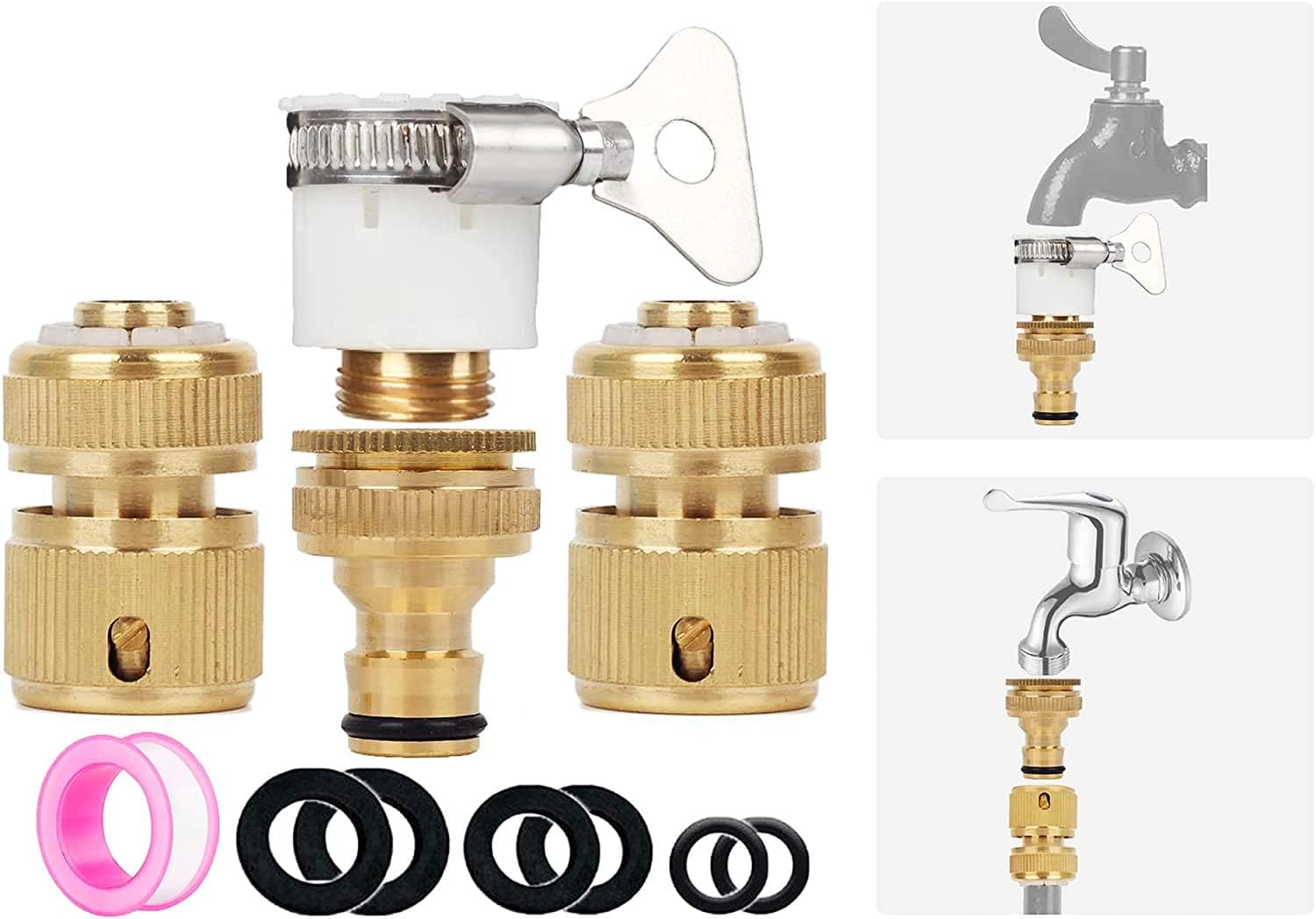 ATBEAMEN Round Mixer Tap Connector Kitchen Sink Diameter 1422mm