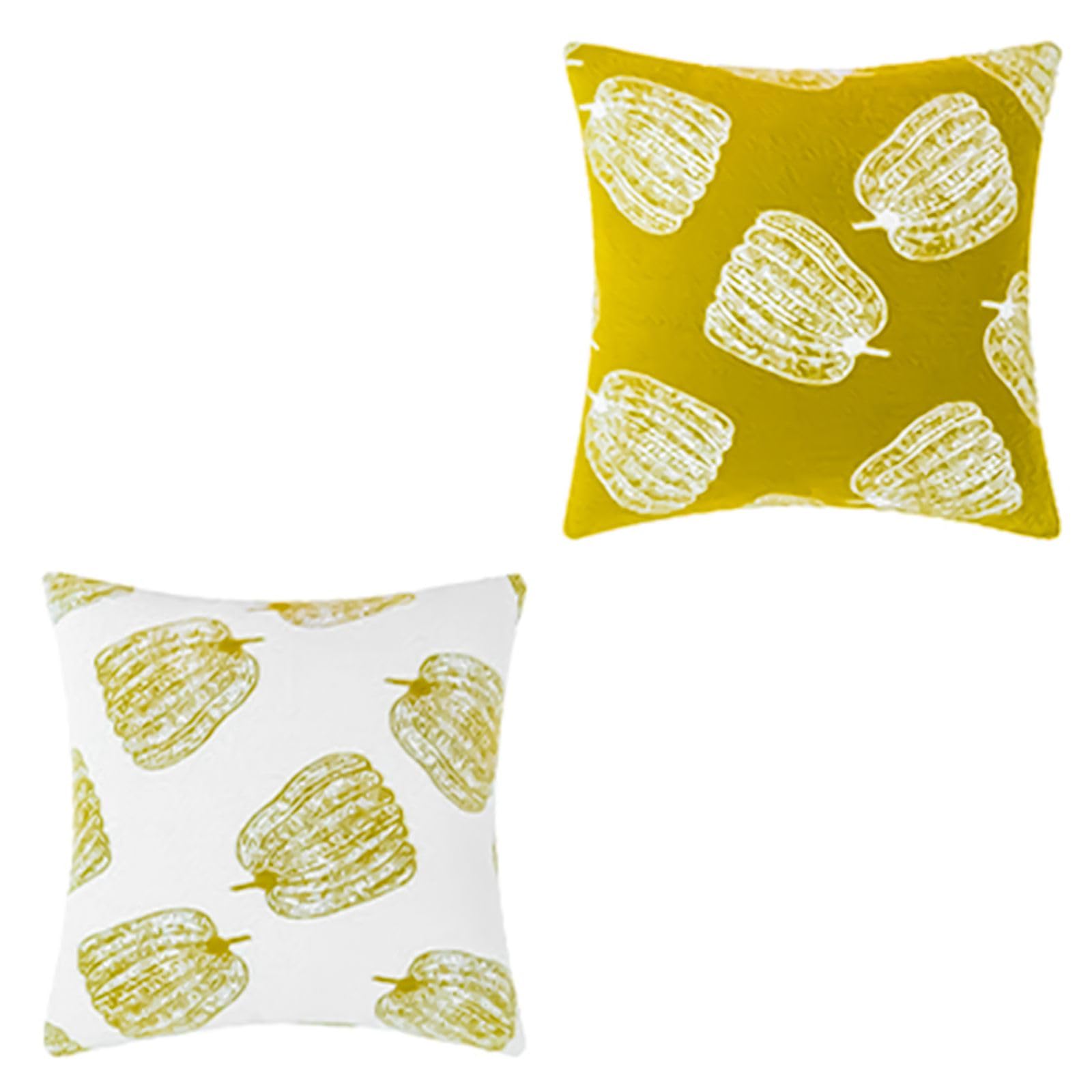 carotoe 2PCS Pillowcase Autumn Pumpkin Throw Pillow Covers 45x45cm for Autumn Couch Decoration Pillow Covers