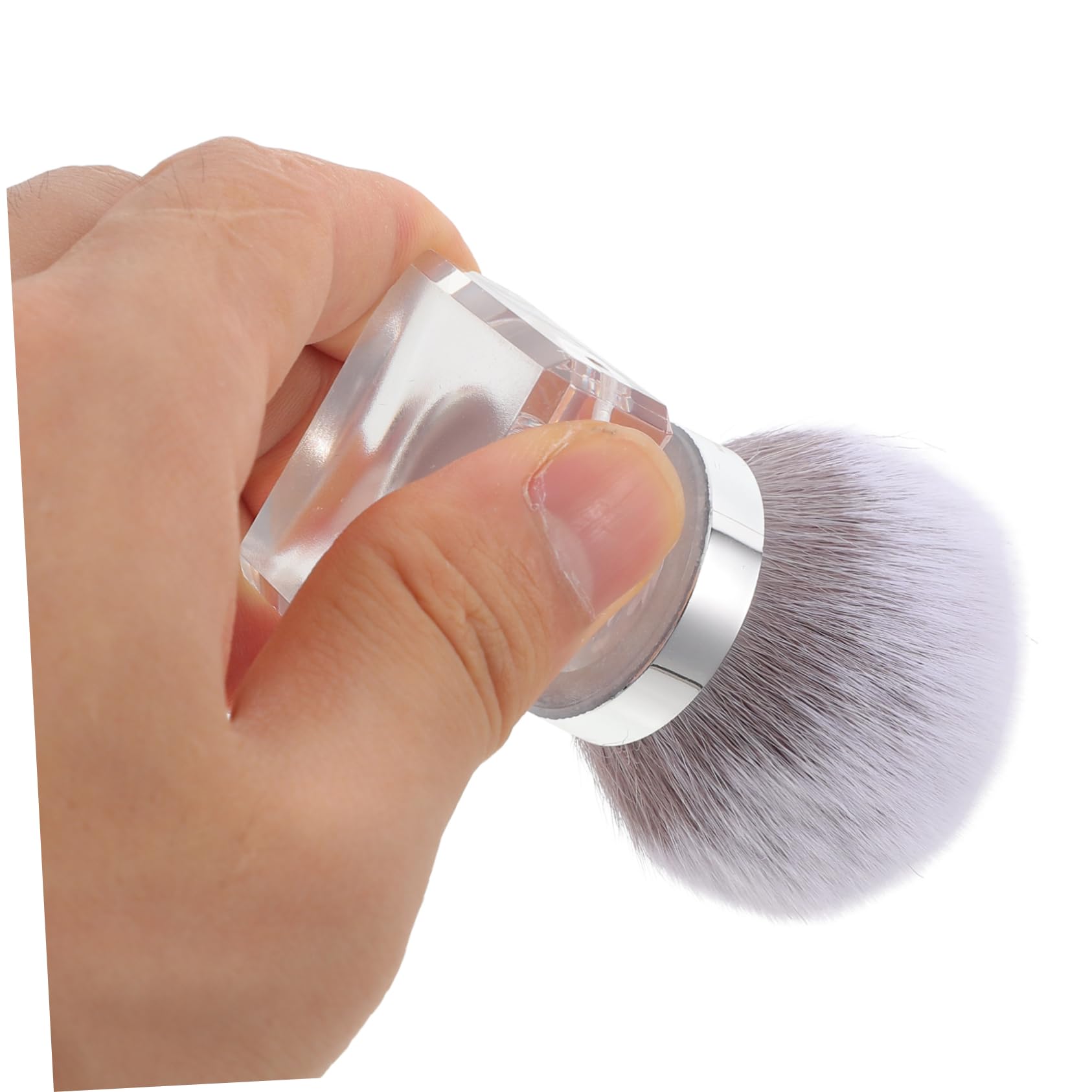 Healeved 4pezzi Spazzola Per Pulizia Unghie e Makeup Spazzola Per Rimozione Unghie Pennello Piccolo e Ergonomico Per Manicure e Trucco Strumento Versatile Per Applicazione Fondotinta e