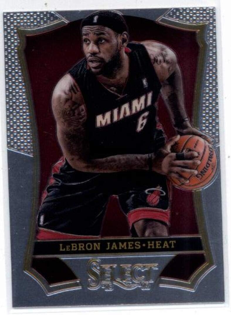2013-14 Panini Select #24 LeBron James Miami Heat NBA Basketball Card NM-MT