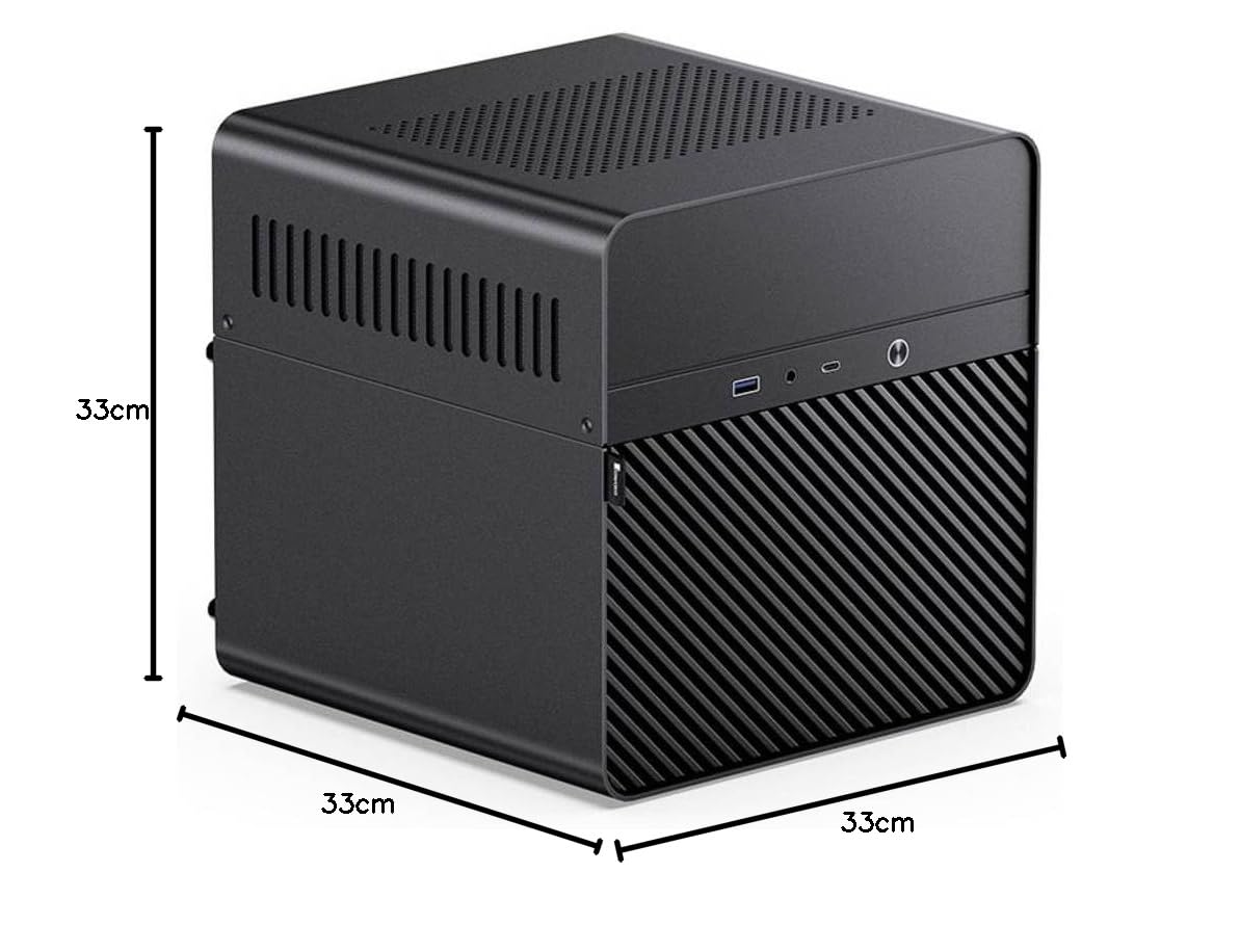Jonsbo N2 PC-Gehäuse, NAS-Gehäuse, 5+1 Speicherplätze, Hot