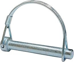 Center Axle Pins for Agricultural Machinery and Trailers | Galvanized Elastic Steel — Fixing Tubes And Rods In Fixings — M6 · M8 · M10 | Hardware and DIY (M8 x 60 MM, 10, Unit)