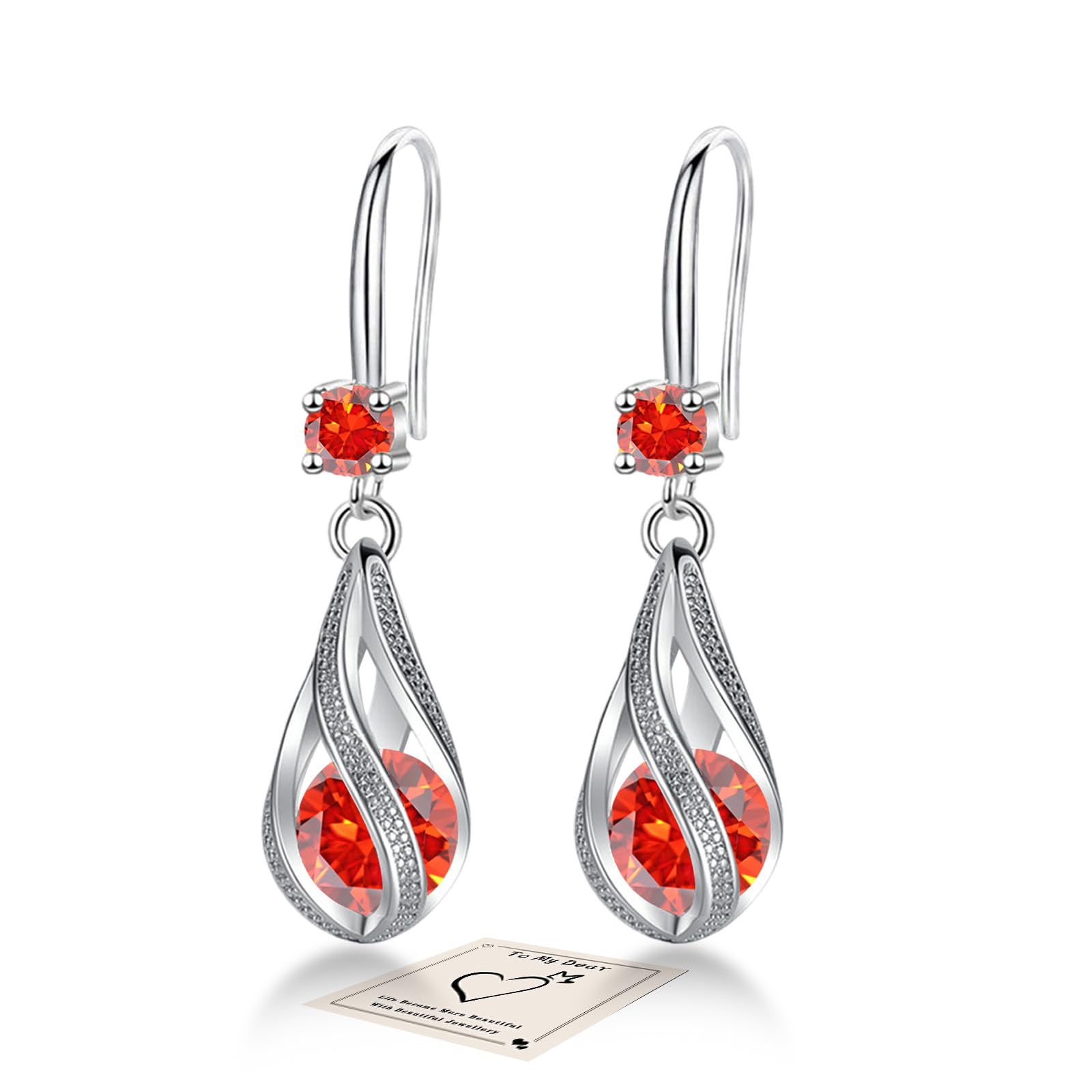 YOEE 3 Paar Ohrringe Silber 925 Set für Damen 14K Vergoldet