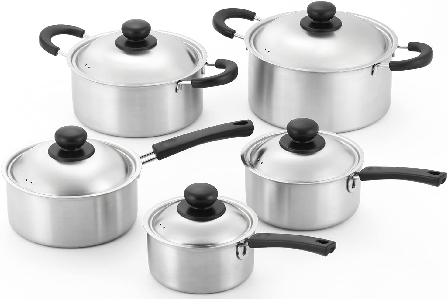 Amazon.co.jp: ヨシカワ ステンレス製 片手鍋 18㎝ 容量：2.1L クック