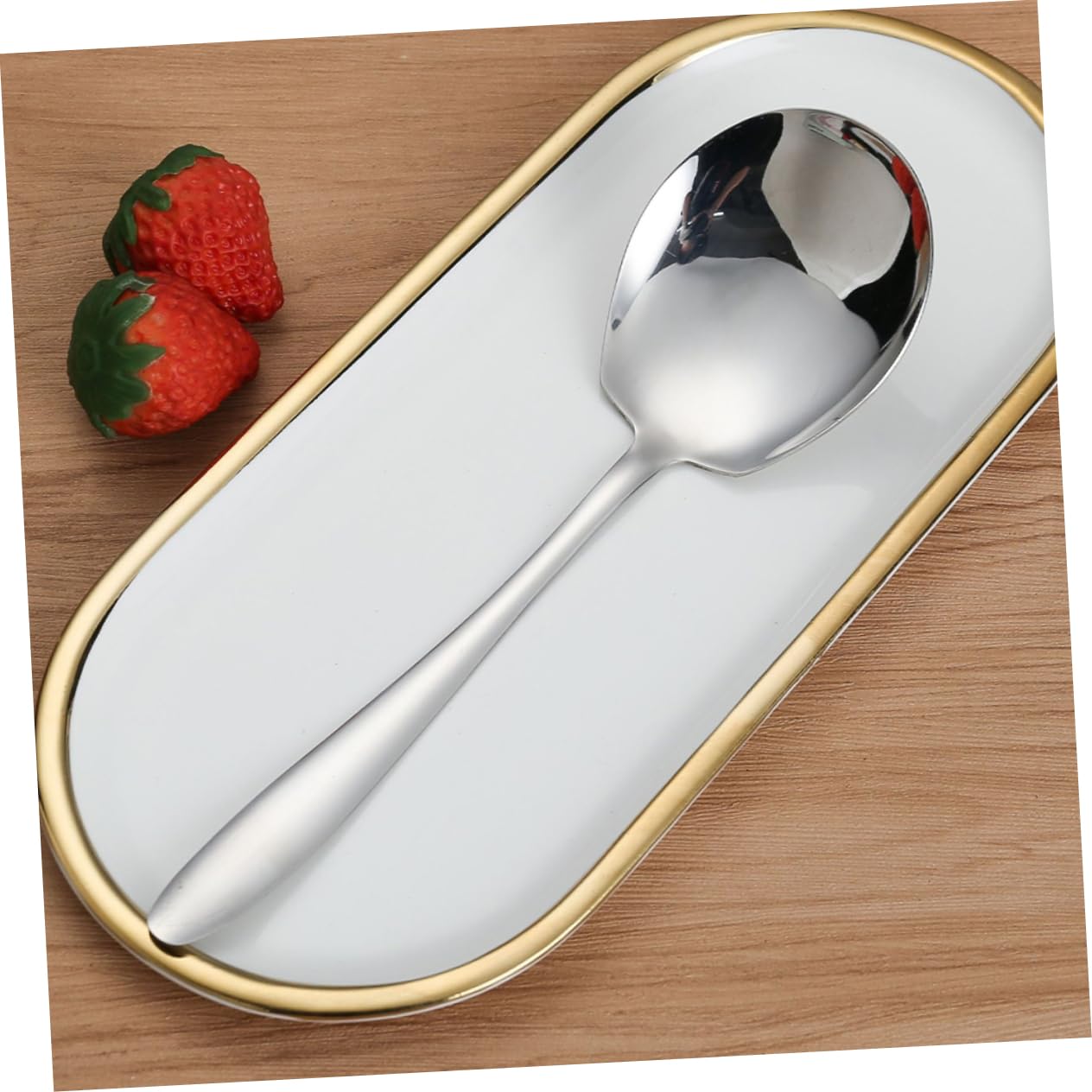 Lot De 12 Cuillères Résistantes - Couverts Ergonomiques