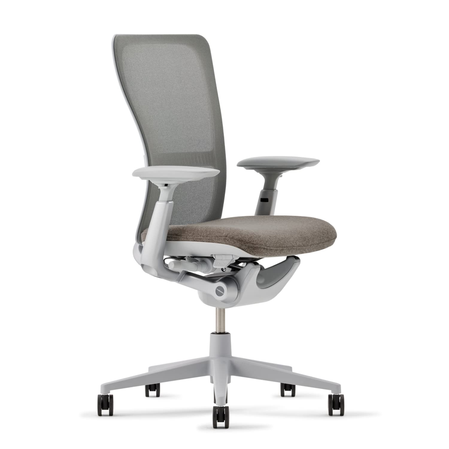 Haworth Zody Standard Posture Mesh Office Chair – Ergonomic Desk Chair with Pneumatic Seat Height Adjustments and Forward Tilt Option - Without Lumbar Support (Stone)
