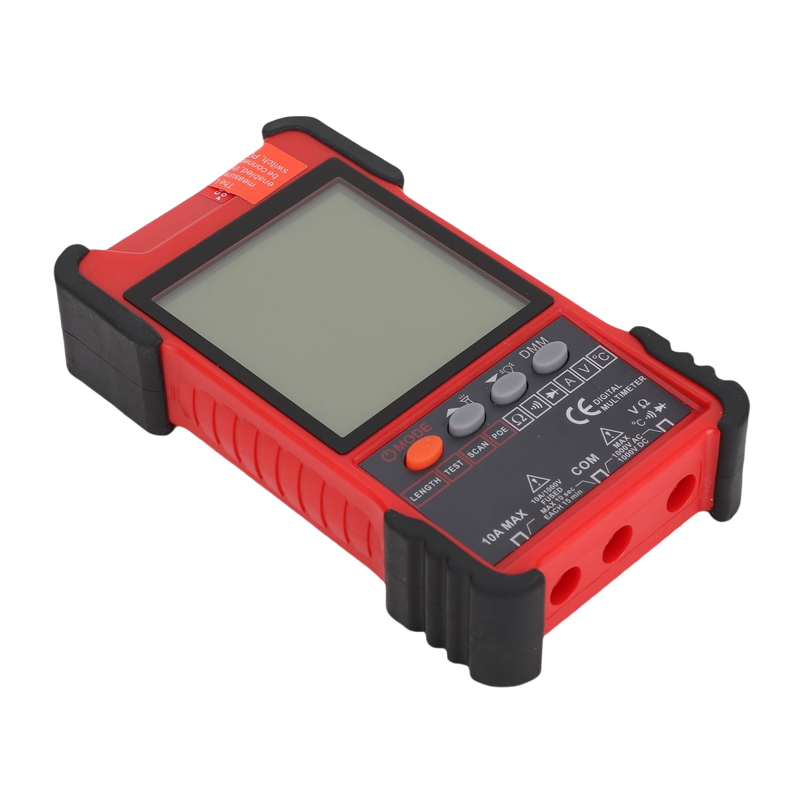 TOPINCN Testeur de Câble Réseau Portable ET618 avec sensibilité Réglable pour L'installation Réseau et le Dépannage du Matériau ABS (ET618)