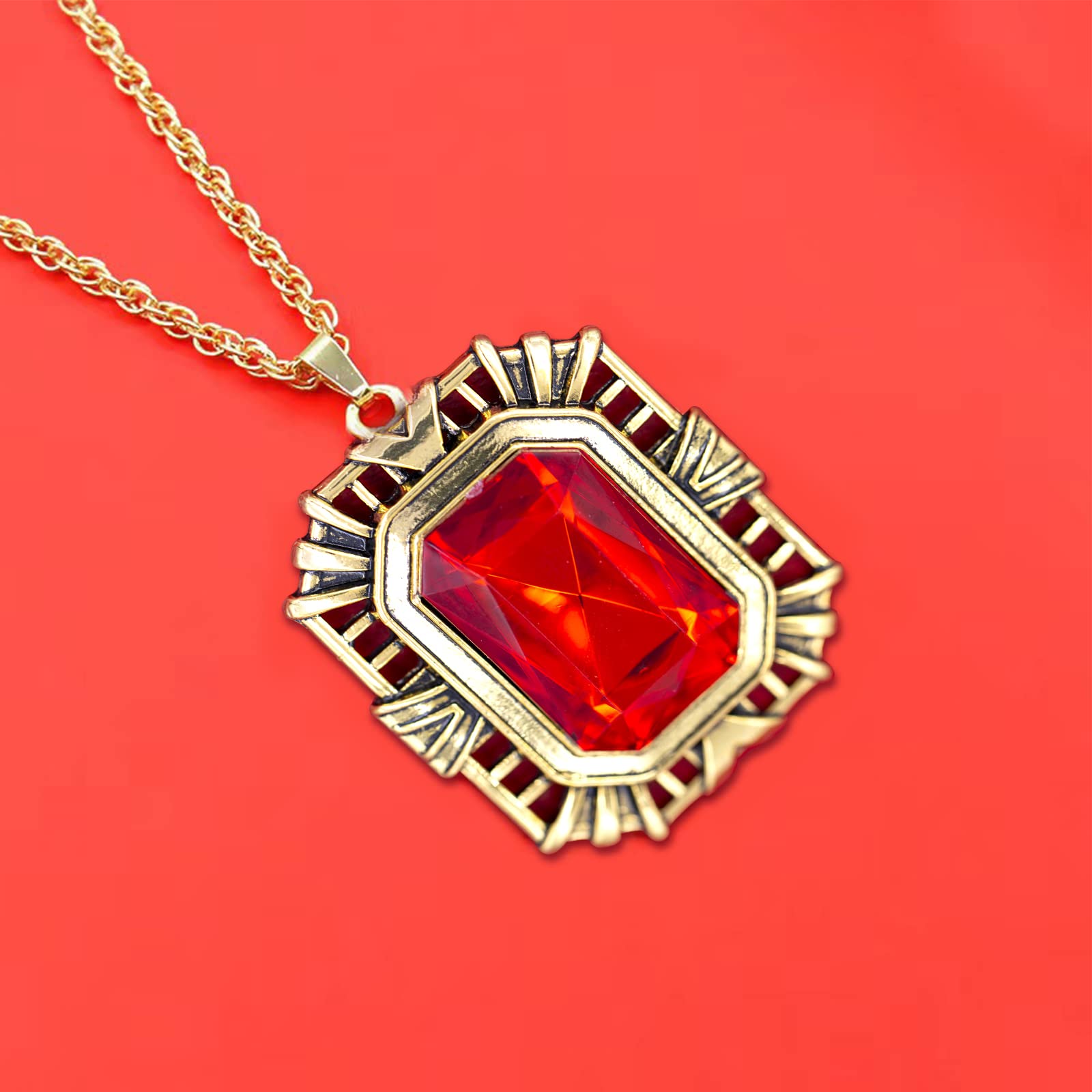 ATZFCAENX Sandman Dreamstone Ruby Necklace, The Dreamstone That