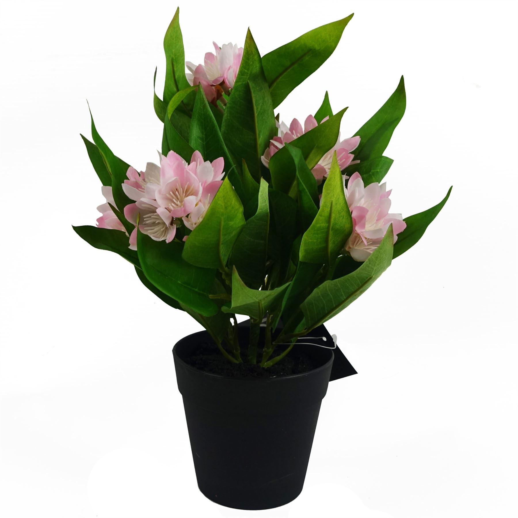 Leaf Artificial Freesia Flowering Houseplant Potted Plants Realistic, 18cm