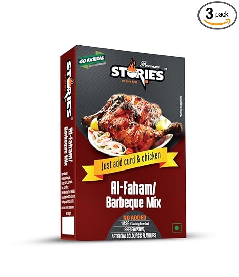 Al-Faham/Barbeque Mix -- Pack of 3