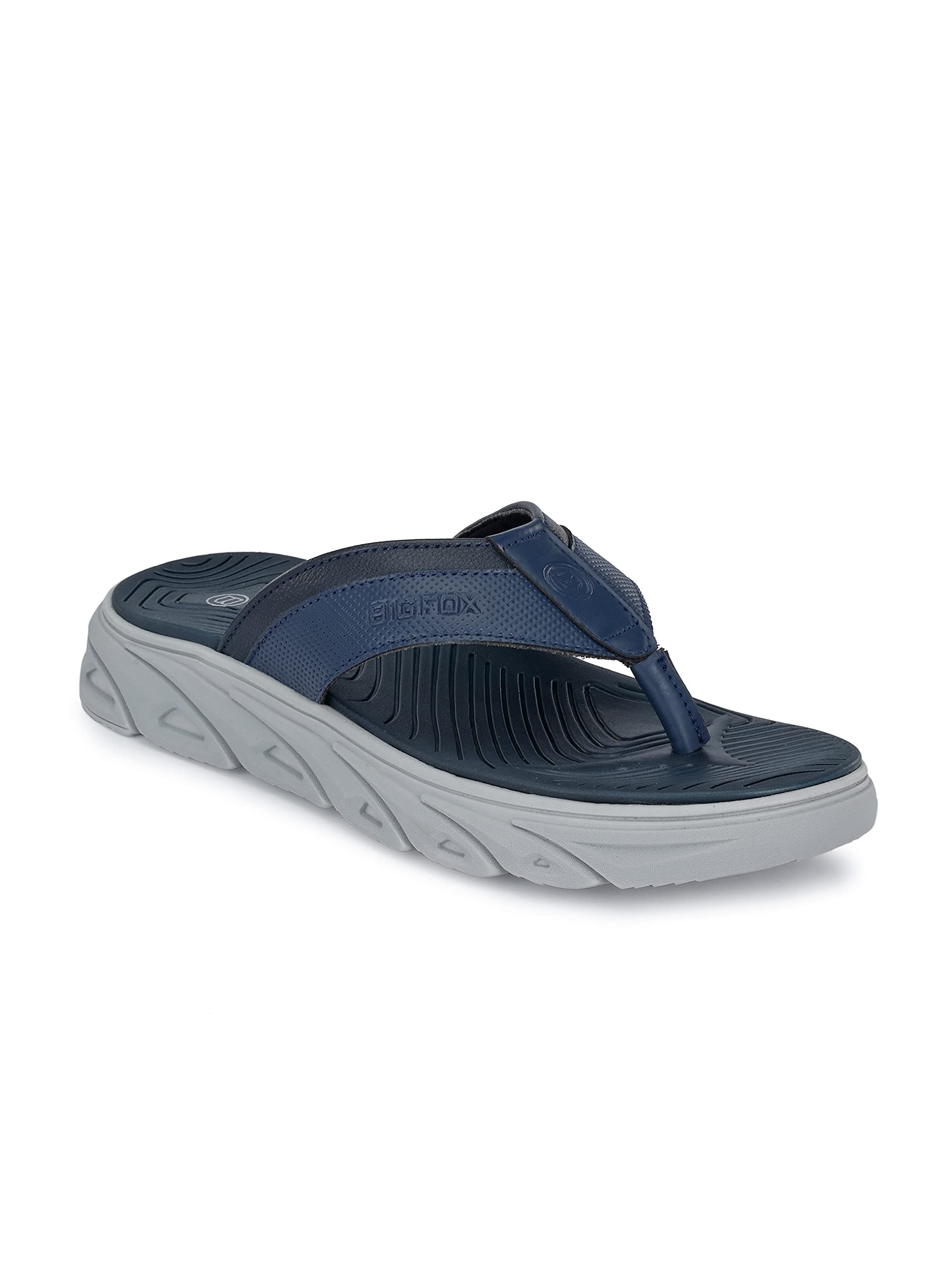 Big Fox Alphabounce-8 Comfortable | Ultra-Light | Bounce Back Technology | Water-resistant Slippers for Men (Blue, numeric_7) (B09BZC9SPJ) Amazon Price History, Amazon Price Tracker