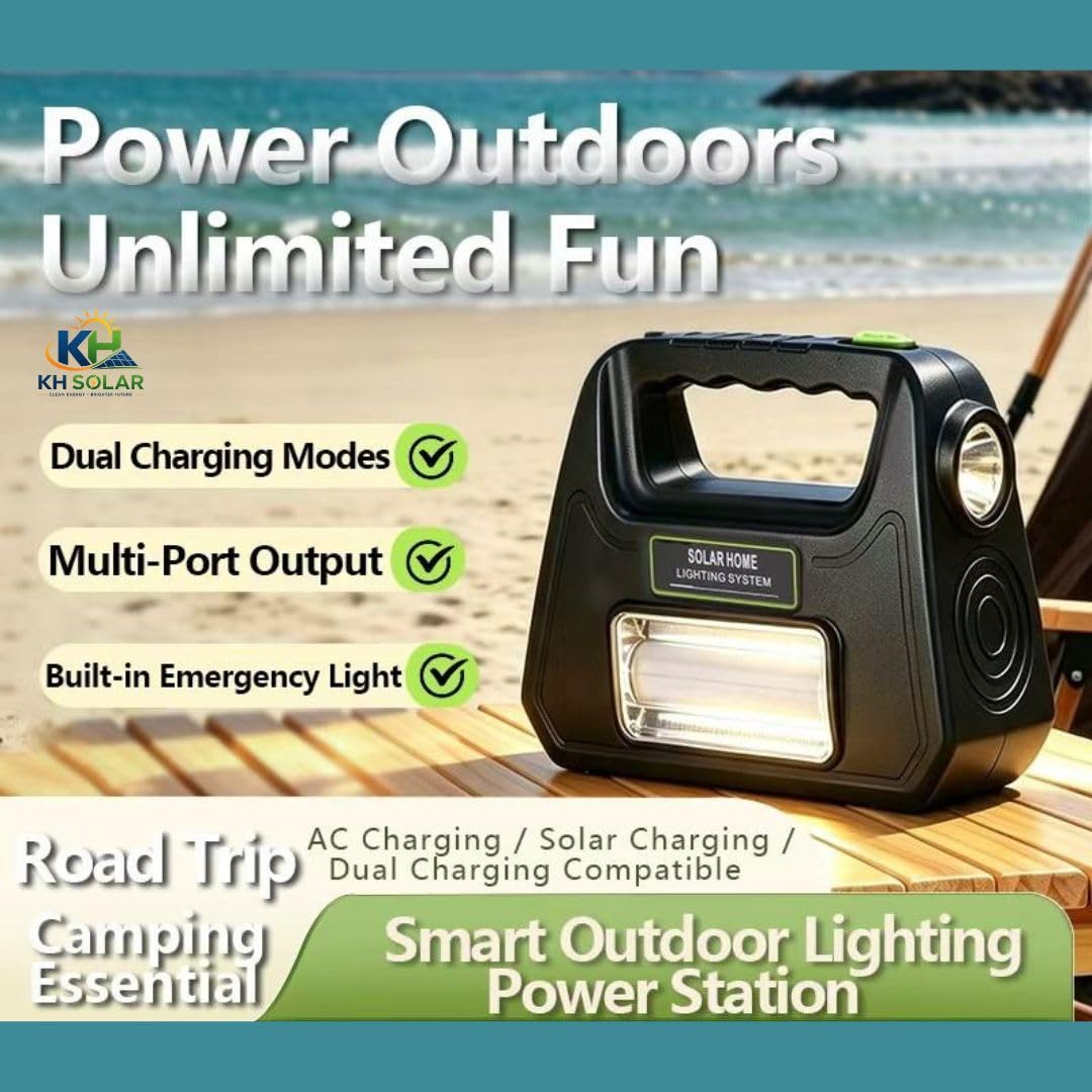Solar Inverter Light - Emergency Power & Charging -9