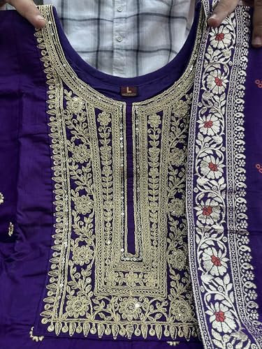 Image of by Pink Anarkali Flared Kurti Pant Dupatta Suit Set.